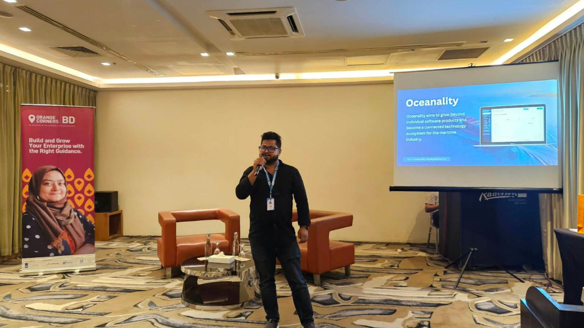 Pitching Oceanality at Orange Corner 2026
